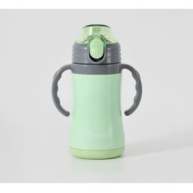 Resim AKILLIELMA -3048 BİBERON TERMOS YEŞİL ÇELİK ÇİFT KATLI 280ML 