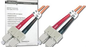 Resim DK-2522-02 Digitus SC-SC Fiber Optik Patch Kablo, 2 metre, Multimode, Duplex, 50/125 