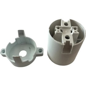 Resim Conana Sıva Üstü Duy E27 Vidasız Geçmeli Donanma Duyu Bakalit Beyaz (250V-4A) 5 Adet 