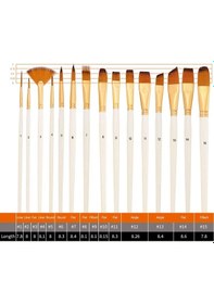 Resim Hobi Market Art Profesyonel Çantalı Fırça Seti 15 Parça 