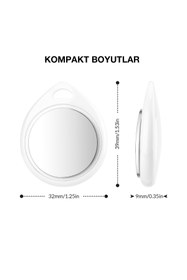 Resim pengraph design for idea iTag MFI Sertifikalı Akıllı Takip Cihazı - Araç - Çocuk - Evcil Hayvan - Motosiklet - Beyaz 