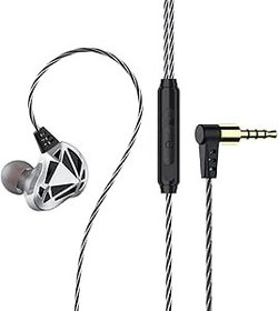 Resim Mistaha F5 6D 3.5mm Spor lar Stereo Bas Metal Kablolu Oyun ları, Mikrofonlu Kulak İçi 
