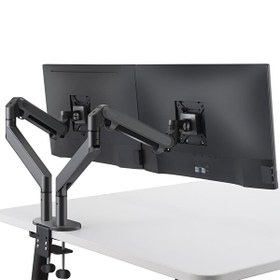 Resim STD7080G 10"-27" Amortisörlü Vesa Çift Kol Monitör Tutucu 