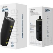 Resim MIKADO MD-51BT, 20W, Taşınabilir, AUX/BT/TF/TWS, RGB Işıklı, 1800mAh + 1800mAh, IPX66 Su Geçirmez, Mıknatıslı, Ayrılabilir 2 Parça, Bluetooth Speaker (Siyah) 