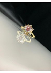 Resim Vog Pırlanta Montür Lotus Çiçeği Aşk Güneşi 925 Ayar Gümüş Sevgiliye,anneye,eşe Şık Tasarım Yüzük 