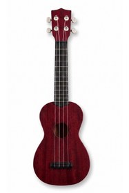 Resim gonzales 4 Telli Ukulele Ahşap Desenli Bordo Renk 