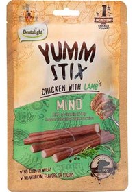 Resim Dentalight Yumm Stick Mind Tavuklu Ve Kuzu Etli Köpek Ödül Çubuğu 50 Gr 