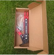 Resim Xuweiwei Red Alüminyum Alaşım Yan Sehpa Seti, Kaymaz Dayanıklı Ayarlanabilir Yükseklik Çeşitli Modeller İçin Uygun Park Güvenliği Artırır 