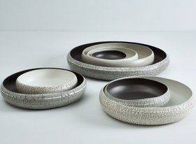 Resim Rina Menardi Nautilus Small Kase Ø14xH4 cm - Horn 