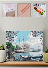 Resim Sayılarla Boyama Seti Ortaköy İstanbul Tablosu 