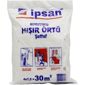 Resim 30-m2 4x7.5mt Hışır Şeffaf Koruyucu Örtü 