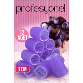 Resim Skygo ModaCar 3 Cm Bigudi Saç Bigudisi Profesyonel 12 ADET 