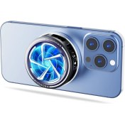Resim Hobimtek Magsafe Telefon Soğutucu S9 Çipli Telefon Soğutma Fanı Apple iPhone/android Radyatör 