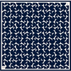 Resim Belli Twill Saf İpek Eşarp 2025 Yaz Sezonu 4117d T - Renk-81 Çok Renkli 