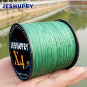 Resim Jeshurey X4 Örgülü Balıkçılık Dizisi, 4-Strand PE Yüksek Tensel Güç, 500m/546yd ve 300m/328yd, Yeşil, Offshore Tekne Balıkçılığı ve Deniz Balıkçılığı Aksesuarları için İdeal, Balıkçılık Dizisi 