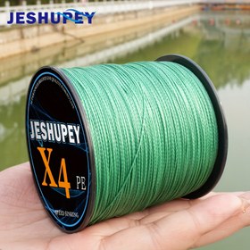Resim Jeshurey X4 Örgülü Balıkçılık Dizisi, 4-Strand PE Yüksek Tensel Güç, 500m/546yd ve 300m/328yd, Yeşil, Offshore Tekne Balıkçılığı ve Deniz Balıkçılığı Aksesuarları için İdeal, Balıkçılık Dizisi 