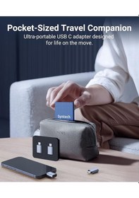 Resim Usb-c To Usb 3.0 Adaptör 2 Li Set Kompakt Mavi Dönüştürücü Yüksek Performanslı Pratik Seti 