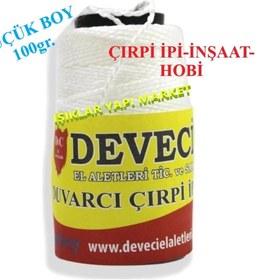 Resim DEVECİ Duvarcı Çırpi Ipi-hobi El Işleri-inşaat-çirpi Ipi-naylon Ip (KÜÇÜK BOY) 100gr. 