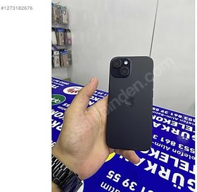 Resim Apple iPhone 15 İkinci El YD | 128 GB | Siyah 