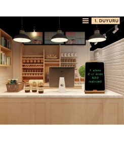 Resim Xiaomi Wicue 21inç Metal Çerçeveli LCD Dijital Çizim Tableti Metalik 