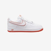 Resim Nike Air Force 1 07 AF1 Beyaz Picante Kırmızı Erkek Günlük Ayakkabı Spor Ayakkabı DV0788-102 