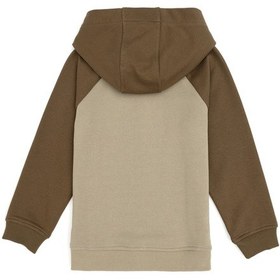 Resim U.S. Polo Assn. - Erkek Çocuk Açık Haki Kapüşonlu Sweatshirt 50293495-VR183 