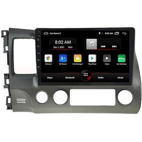 Resim NAKAMİCHİ Honda Civic Fd6 2006-2012 Android Multimedya Carplay + Android Auto 2 Gb+ 32 Gb 