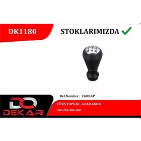 Resim Dekar Dk1180 - Vites Topuzu 106-206-306-406 