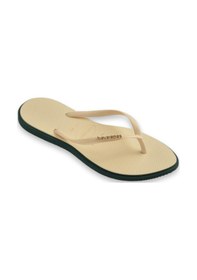 Resim Havaianas 4149584 Sslim Point Parmak Arası Bej Kadın Terlik Siyah 