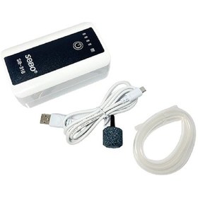 Resim Sobo Usb Şarjlı Akvaryum Sessiz Mini Hava Motoru 1w 3lt/dak Sb-318 