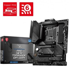 Resim MSI Mag H670 Tomahawk Wıfı Ddr4 1700 Ddr4 4800(oc) 