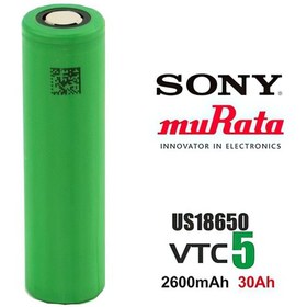 Resim Sony Vtc5 18650 3.7v 2600mah 30a Li-ion Şarj Edilebilir Pil VTC6 18650 3.7V 2600mAh 