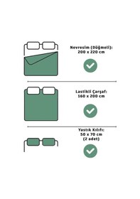 Resim Lastikli Çarşaflı Çift Kişilik Nevresim Takımı Redwin Kırmızı-füme Kırmızı - Füme 