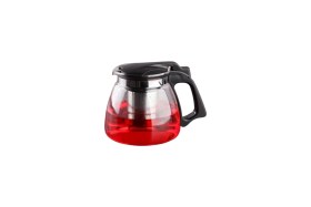 Resim Feyza Design 900 ml Cam Demlik, Çelik Süzgeçli, Şık ve Dayanıklı Tasarım 