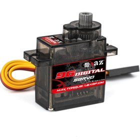 Resim 1-3 Adet RCXAZ Metal Dişli Dijital 9G Mikro Servo, Uçak, Gemiler ve Robotlar için Uzaktan Kumandalı Kontrol 