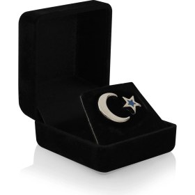 Resim Zekupp Ay Yıldız Metal Yaka Rozeti 