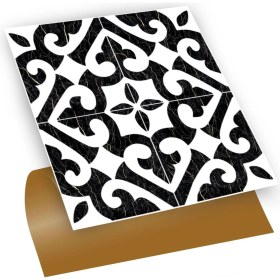 Resim Tink Kendinden Yapışkanlı Seramik ve Yer Döşemesi Hatayi Desenli Pvc Karo 30X30 cm (56 Adet) 5 M² 