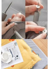 Resim Yorgan Kılıfı Nevresim Sabitleme Klips Takımı Kılçık Tabanca Set 