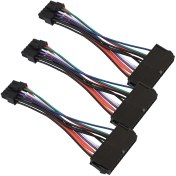 Resim Yesper 3 Adet 24 Adet - 12PIN Güç Kaynağı Psu Anakart Adaptör Kablosu (Yurt Dışından) 