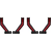 Resim 4x Römork LED Yan Işaretçi Aydınlatma Anahat Kamyonu Kamyon Işık Van LED Işıkları Römork 12-24V (Yurt Dışından) 