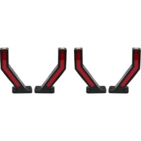 Resim 4x Römork LED Yan Işaretçi Aydınlatma Anahat Kamyonu Kamyon Işık Van LED Işıkları Römork 12-24V (Yurt Dışından) 