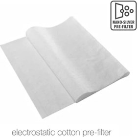 Resim Faf Fresh Air Filter 10 Adet Smart Purifier 4 Pro Ile Uyumlu Filtre Üstüne Uyumlu Gümüş Iyonlu Elektrostatik Toz Tutucu Ön Filtre 