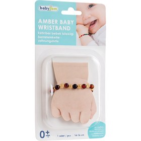 Resim Babyjem Kehribar Bebek Bilekliği Koyu Bal - Koyu Bal 