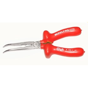 Resim İzeltaş 3225 13 0200 200mm Süper İzoleli Uzun Kargaburun Eğri Uçl 