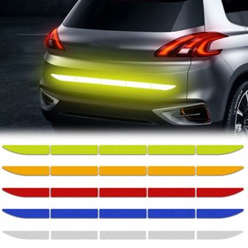 Resim Arka Bagaj için 90cm Araba Çıkartması Güvenlik Uyarı Reflektör Bant Etiketi, Çarpışma Önleyici ve Uyarı Yansıtıcı Bant, Otomobil Dış Aksesuarları 