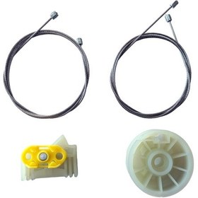 Resim Opel Meriva A 2003-2010 Arası Uyumlu Arka Sol Kapı Cam Kriko Teli Ve Tamir Seti Takımı Kiti 