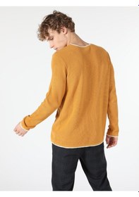 Resim Colin's Regular Fit Bisiklet Yaka Sarı Erkek Kazak CL1056038_Q1.V1_YLS 