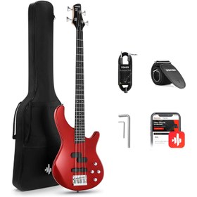 Resim Donner DPJ-100 PJ-Style Bas Gitar (Kırmızı) 