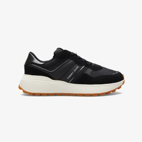 Resim Tommy Hilfiger Tommy Jeans Cleated Runner Kadın Siyah Sneaker 