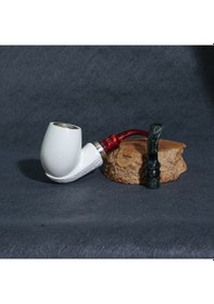 Resim Yunar Tessra Filtresiz Akrilik Saplı Lületaşı Pipo 10200m 